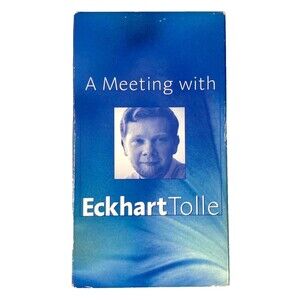 A Meeting with Eckhart Tolle VHS Sounds True 2003 Vintage